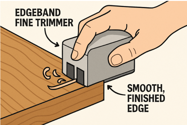 Hand-Held Edgeband Fine Trimmers