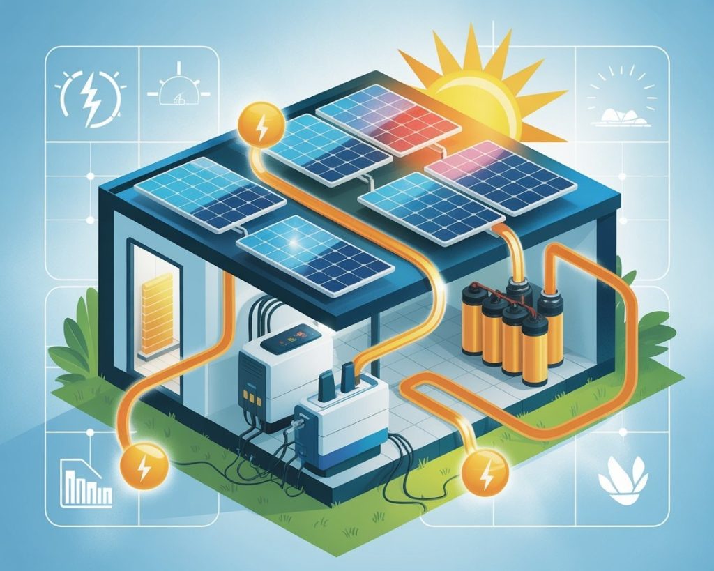 How Solar Inverters and Batteries Work Together to Power a Sustainable Future
